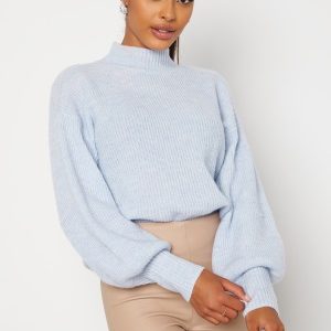 BUBBLEROOM Madina Knitted Sweater Light blue 2XL