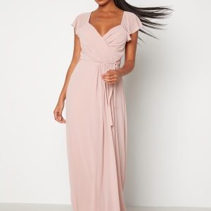 Bubbleroom Occasion Rosabelle Tie Back Gown Dusty pink 40