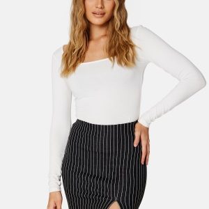 BUBBLEROOM Jen mini skirt Black / Striped S