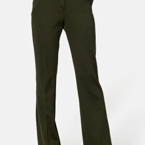 BUBBLEROOM Serene soft suit pants Dark green S