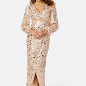 Bubbleroom Occasion Lycindre Beaded Gown Champagne 46