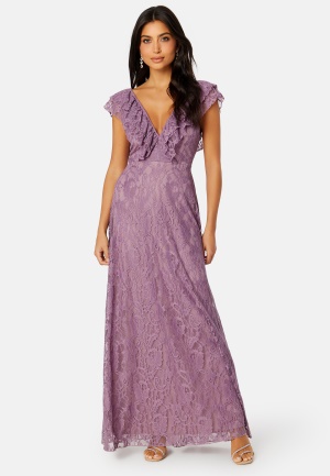 Bubbleroom Occasion Yveine Lace Gown Dusty lilac 34