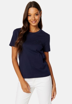 GANT Reg Tonal Shield T-Shirt 433 Evening Blue S