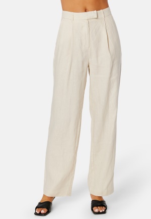 BUBBLEROOM CC Linen pants Light beige 36