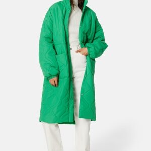 Happy Holly Alma Quilted Coat Green 36/38