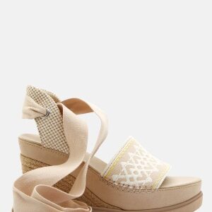 UGG Abbot Ankle Wrap Wedge Driftwood 39
