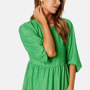 ONLY Susan 3/4 Back Detail Dress Green Bee XS