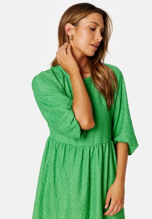 ONLY Susan 3/4 Back Detail Dress Green Bee L