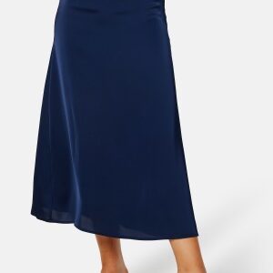 VILA Ravenna Long Skirt Navy Blazer 36