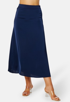 VILA Ravenna Long Skirt Navy Blazer 36