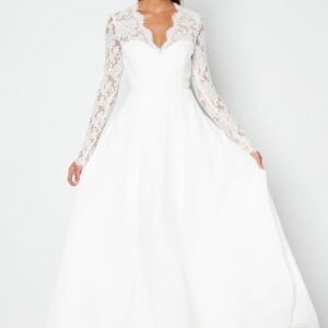 Bubbleroom Occasion Kate lace gown White 44