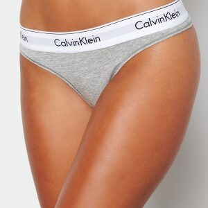Calvin Klein CK Cotton Thong 020 Grey Heather XS