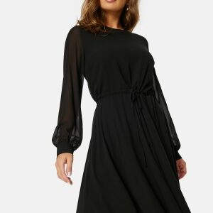 Object Collectors Item Mila L/S O-Neck Dress Black 34
