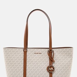 Michael Michael Kors Large Leather Tote Vanilla /AScron One size