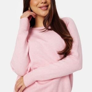 ONLY Lesly Kings L/S Pullover Light Pink Detail:W. XS