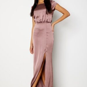 Bubbleroom Occasion Allie Satin Gown Old rose 34