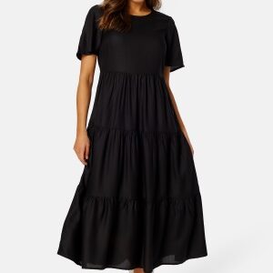 Happy Holly Tris butterfly sleeve dress Black 32/34