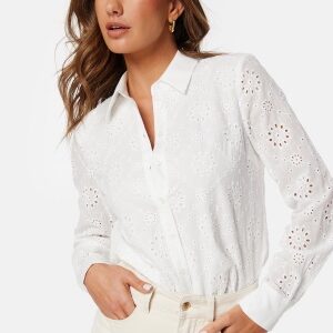 BUBBLEROOM Broderie Anglaise Shirt White 46