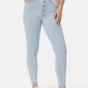 Calvin Klein Jeans High Rise Super Skinny Ankle Light Denim 26