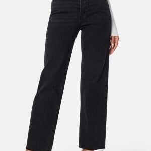 Happy Holly High Straight Ankle Jeans Black denim 52