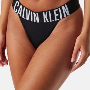Calvin Klein High Leg Thong Black XS