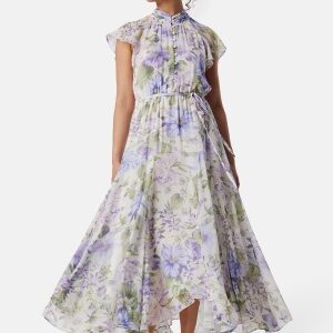FOREVER NEW Freya Flutter Sleeve Midi Dress Floral 36