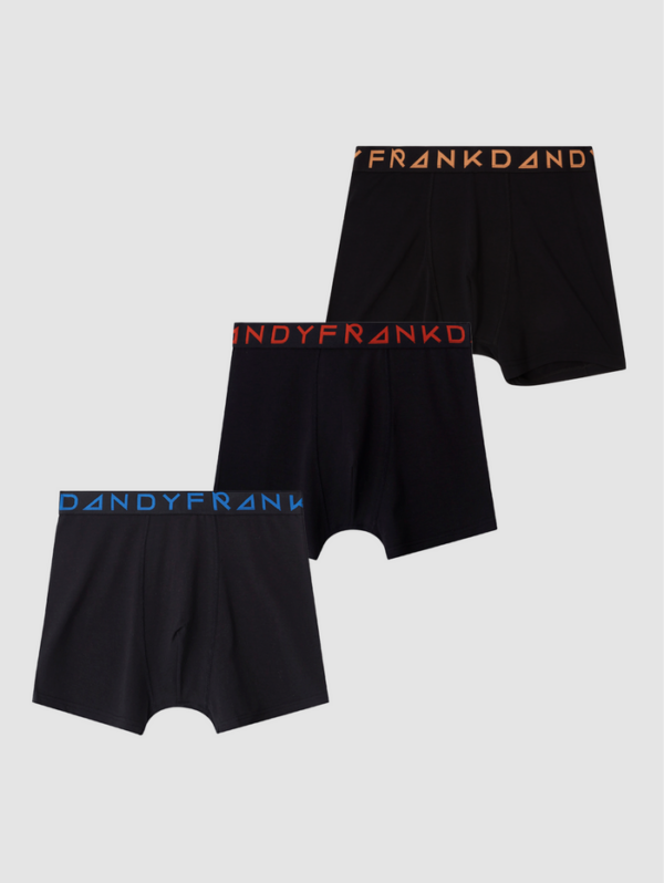Frank Dandy 3-Pack Solid Tencel Boxer Mix