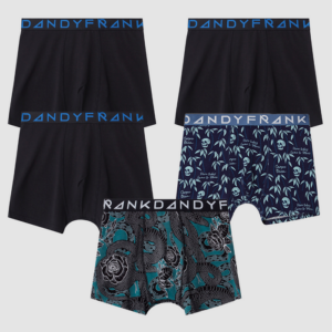 Frank Dandy 5-Pack Blue Tencel Boxer