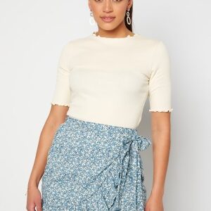 ONLY Olivia Wrap Skirt Dusk Blue/ Flower XL