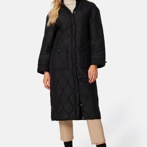 Object Collectors Item Line Long Quilted Jacket Black 38