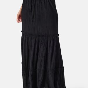 VILA Vimesa High Waist long skirt Black 36