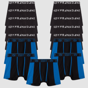 Frank Dandy 15-pack black & blue badge boxers